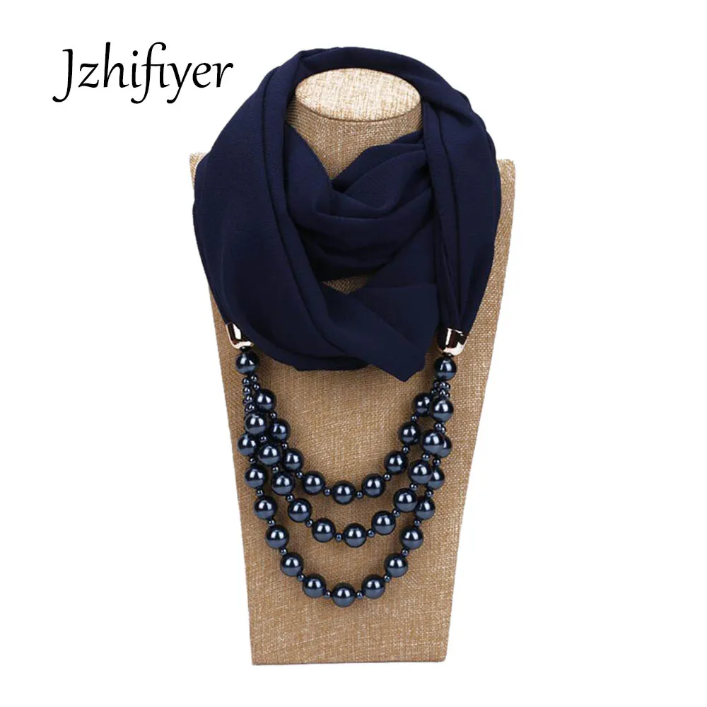 accessories chiffon scarf jewelry pendant fashion hijab necklace