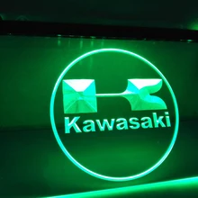 LG135-Kawasaki Racing Motorcylce бар светодиодный неоновый светильник Знак Домашний Декор ремесла