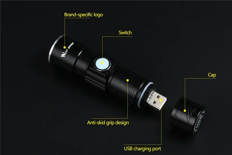 Clearance WEST BIKING Bike Light Ultra-Bright Zoomable 240 Lumen Q5 200M USB Rechargeable Bicycle Light Cycling Front LED Flashlights Lamp 5 Clearance WEST BIKING Bike Light Ultra-Bright Zoomable 240 Lumen Q5 200M USB Rechargeable Bicycle Light Cycling Front LED Flashlights Lamp 5