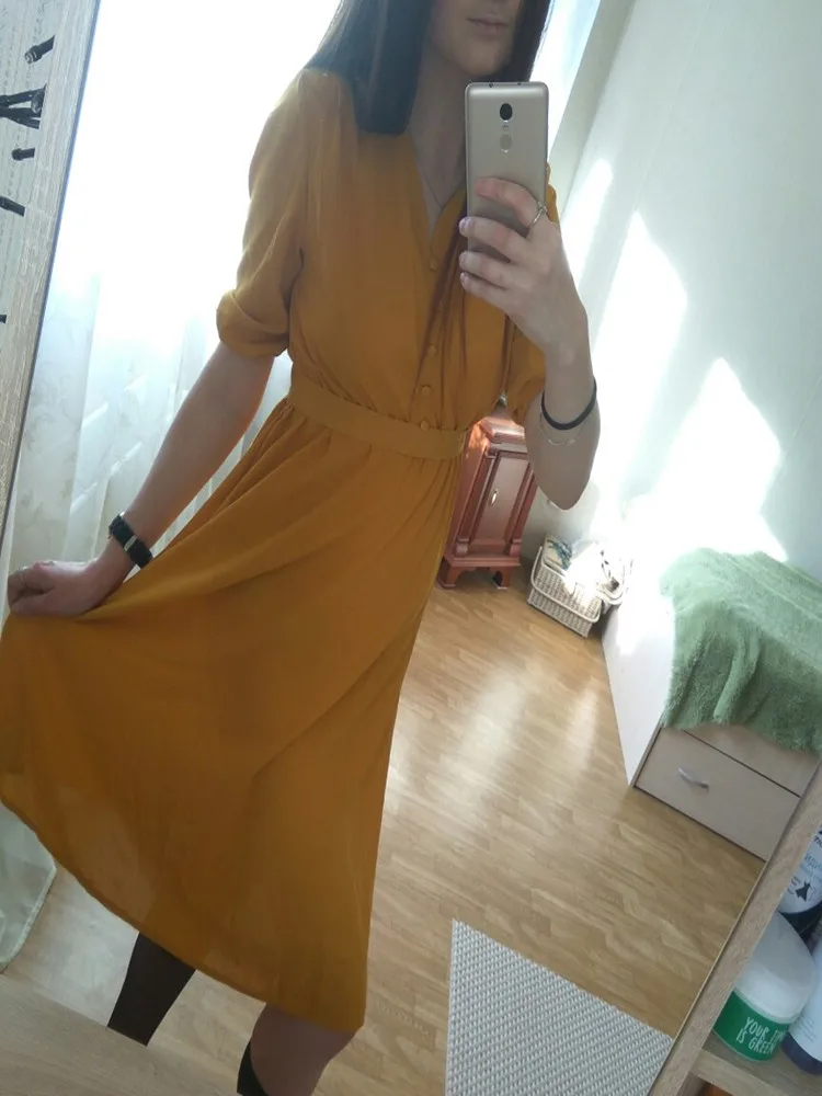 2020 Spring V Neck Summer Bandage Midi Long Dress Vestido De Festa Party tunic dress Women Casual Elegant High Waist Vestidos