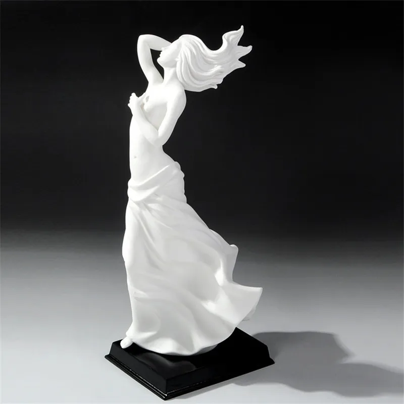 

Dancing Girl Ladies Figures Full-Length Portrait Statue Creative Craftwork Living Room Decoration G1235
