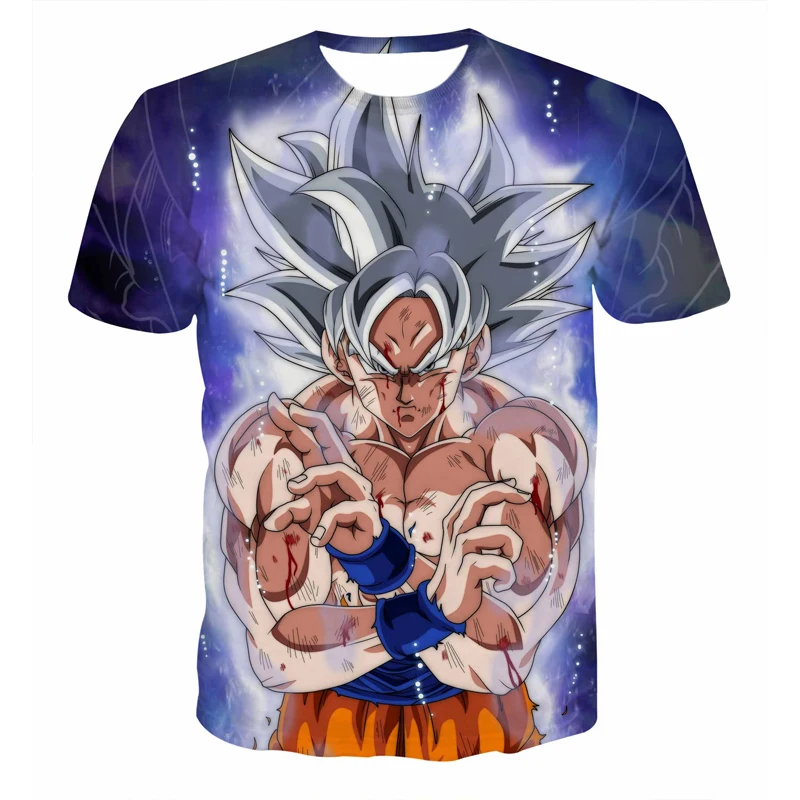 

ONSEME Cool Anime Dragon Ball Z 3D T Shirt Mens Summer Hipster Tees Male Short Sleeve T-Shirts Male Streetwear Tops DIY Tee