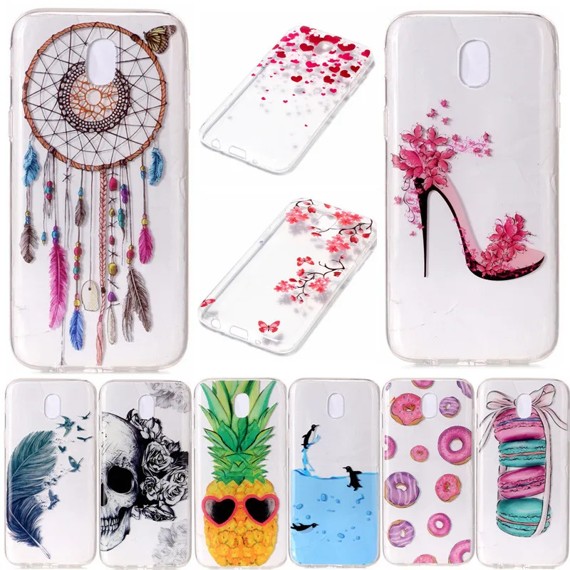 

For Samsung J7 2017 J730 Case Animal Anime Soft Silicone TPU Skin Transparent Back Cover Case for Samsung Galaxy J7 2017 SM-J730