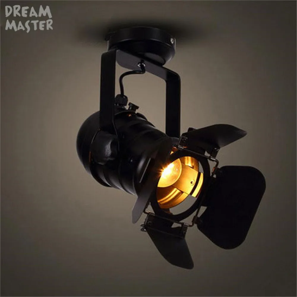 110 240V E27 Vintage Edison bulb theater LED spotlights Industrial