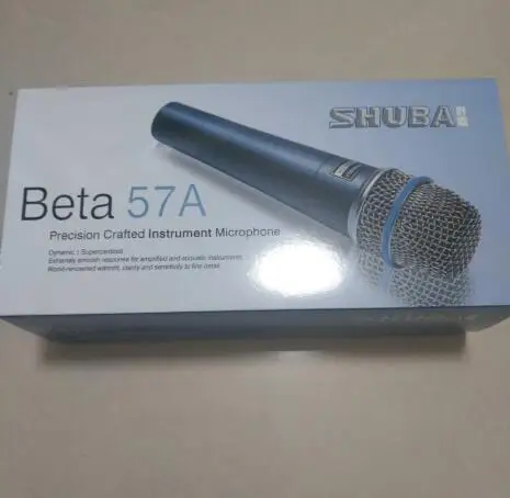 

3pcs vocal Karaoke free shipping Original SHUBA Beta57A wired computer microphone