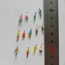 2018 100pcs/lot low price  new high quality scale 1/150 model painted figures architecture train layout materials people