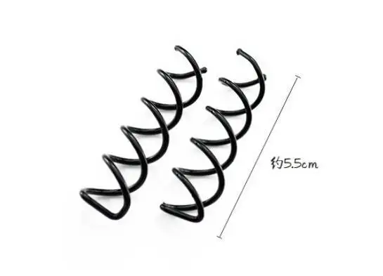 

New 2017 10pcs 1set New Metal Spiral Spin Screw Pin Hair Clip Twist Barrette 2" Long