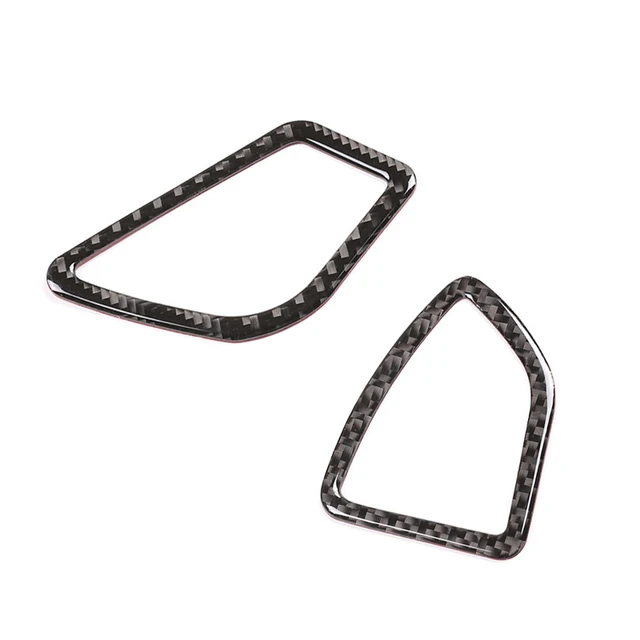 Cubierta de aire acondicionado Interior de fibra de carbono para coche, embellecedor de ventilación de salida de aire para BMW 3, 4 Series, F30, F32, 2013, 2014, 2015, 2016, 2017, 2018 Cubierta de aire acondicionado Interior de fibra de carbono para coche, embellecedor de ventilación de salida de aire para BMW 3, 4 Series, F30, F32, 2013, 2014, 2015, 2016, 2017, 2018
