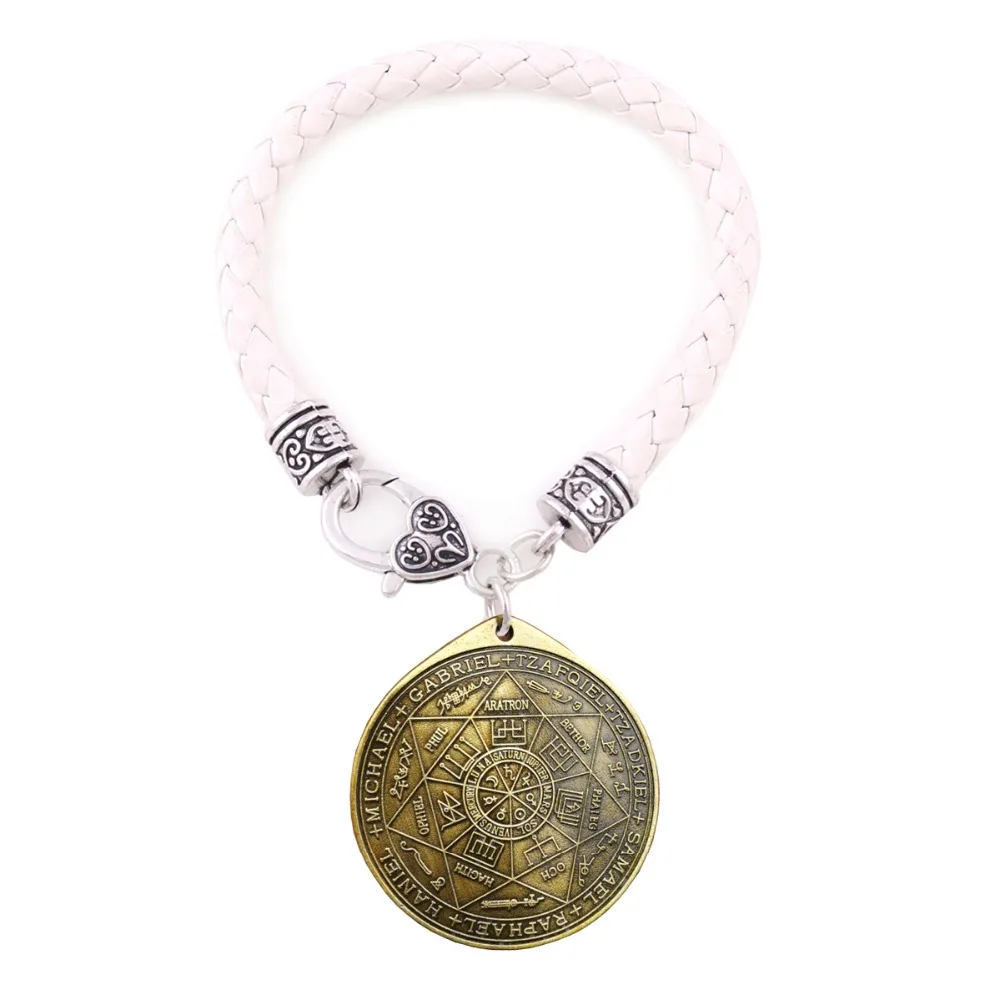 The Seal of the Seven Archangels by Asterion seal Salomon kabbalah amulet пшеничный браслет кожаный Подвеска