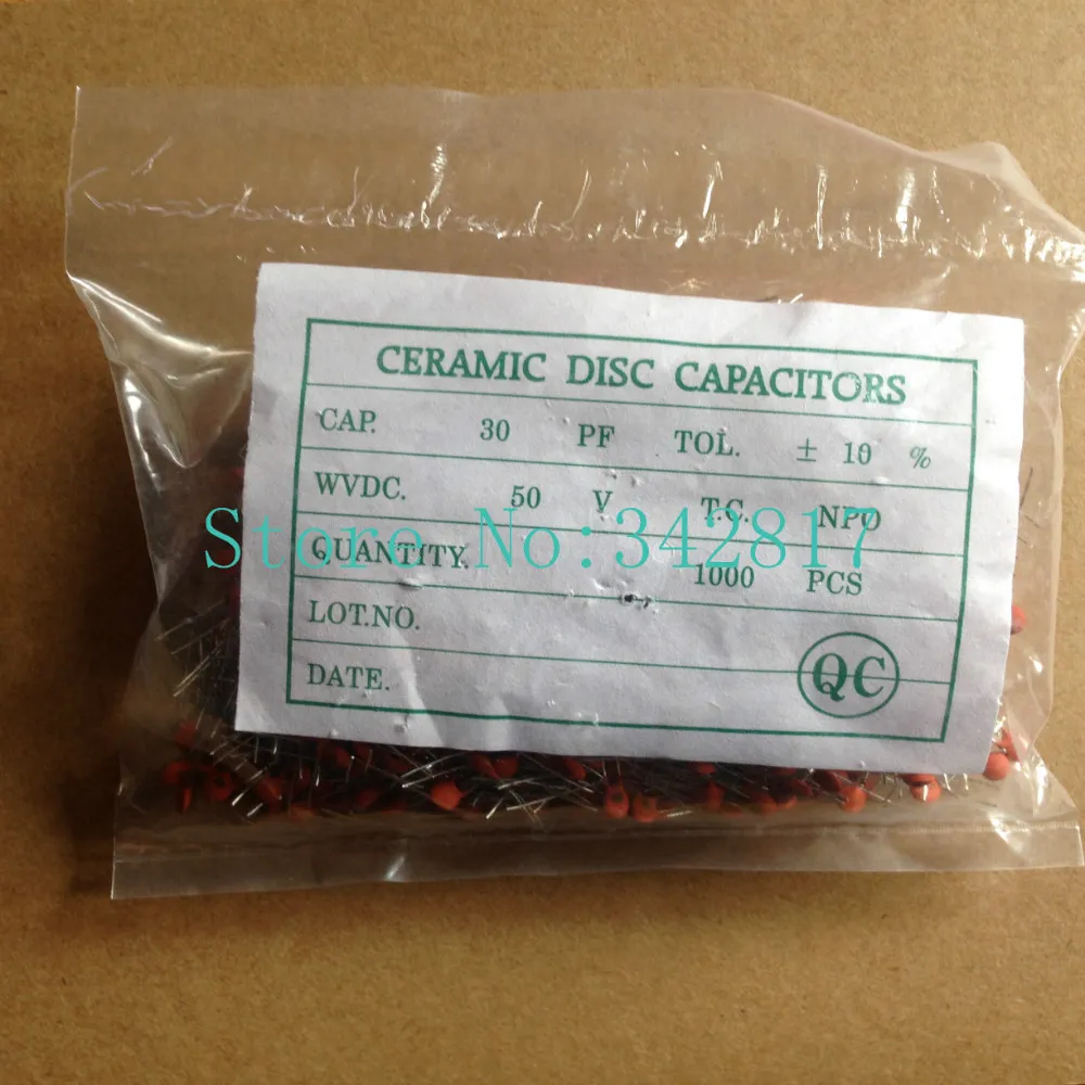 

ceramic capacitors 50V 30PF 30P 56P 561pF 390pF 36pF 75pF 50pF 500pF 330pF 150pF 1000pcs