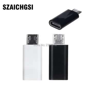 

SZAICHGSI Type-C Female Connector to Micro USB 2.0 Male USB 3.1 Converter Adapter Android Cell Phone Accessories 100pcs/lot