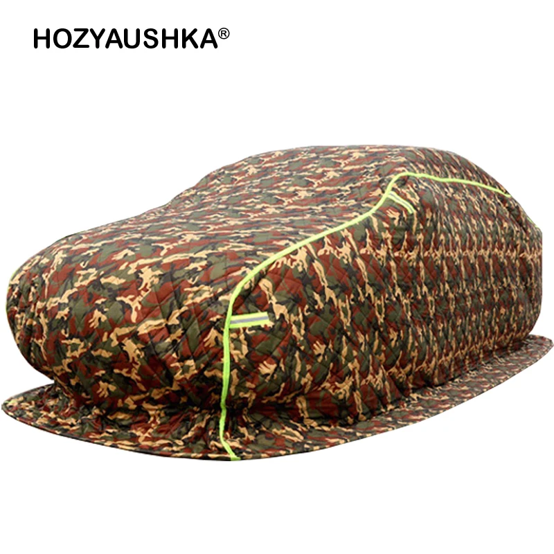 Winter thick car cotton velvet car cover car cover snow and cold weather anti-theft warm quilt