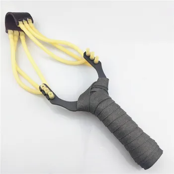 Powerful slingshot hunting high quality steel and rubber band outdoor sling shooting professional slingshot