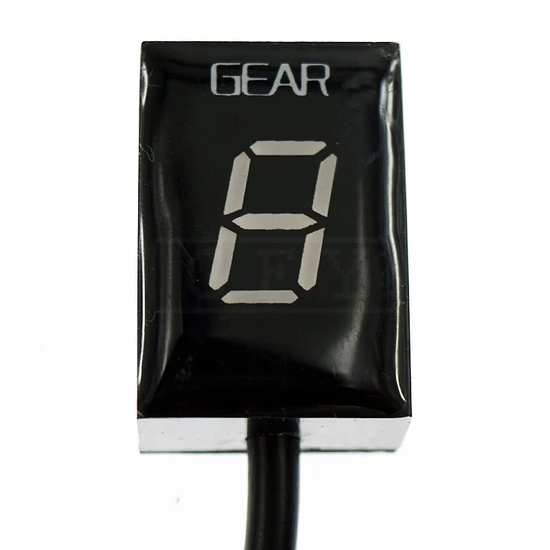 Motorcycle LCD Electronics 1 6 Level Gear Indicator Digital Gear Meter
