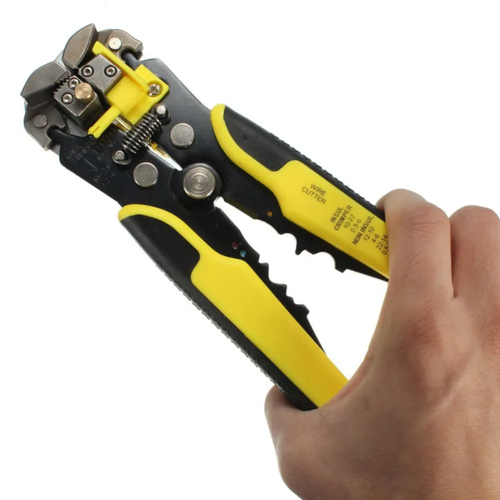 

Adjustable Terminal Cutter Wire multitool Crimper New Cable Wire Stripper Automatic Crimping Tool Peeling Pliers Hand Tools