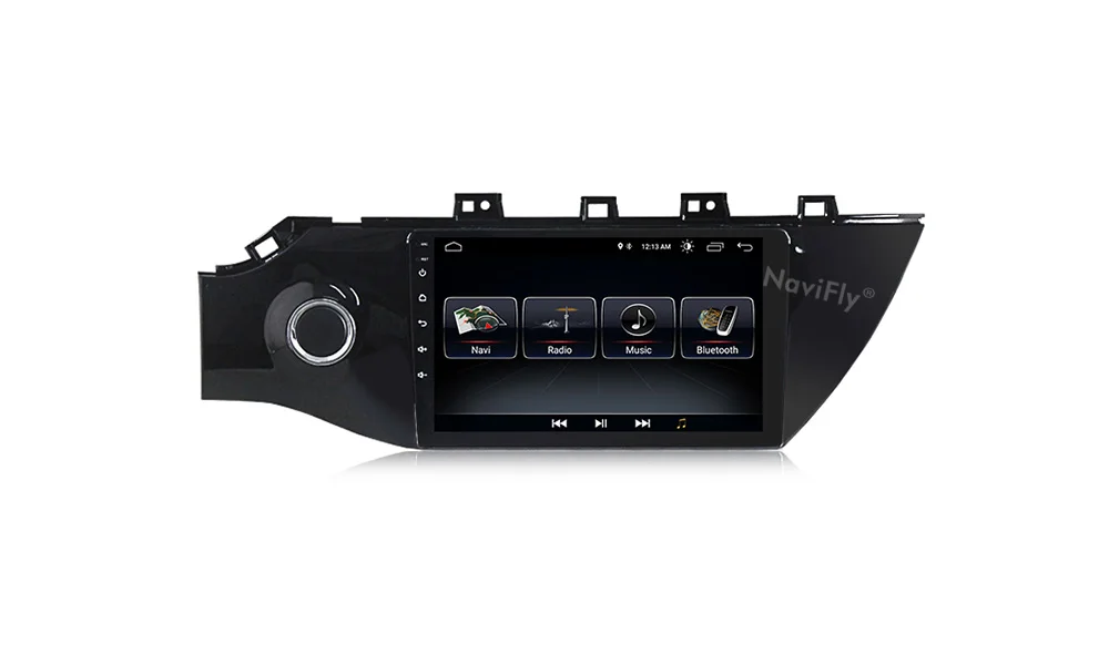 Perfect NaviFly New! 9" 1024*600 Android 8.1 Car GPS Navigation for KIA RIO K2 2017 KIA K2 Car radio audio multimedia player BT WIFI 0