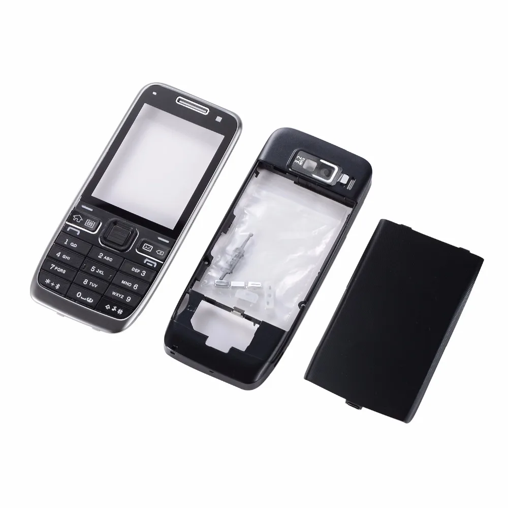 Для Nokia E52 передняя средняя задняя крышка аккумулятора английская или Русская