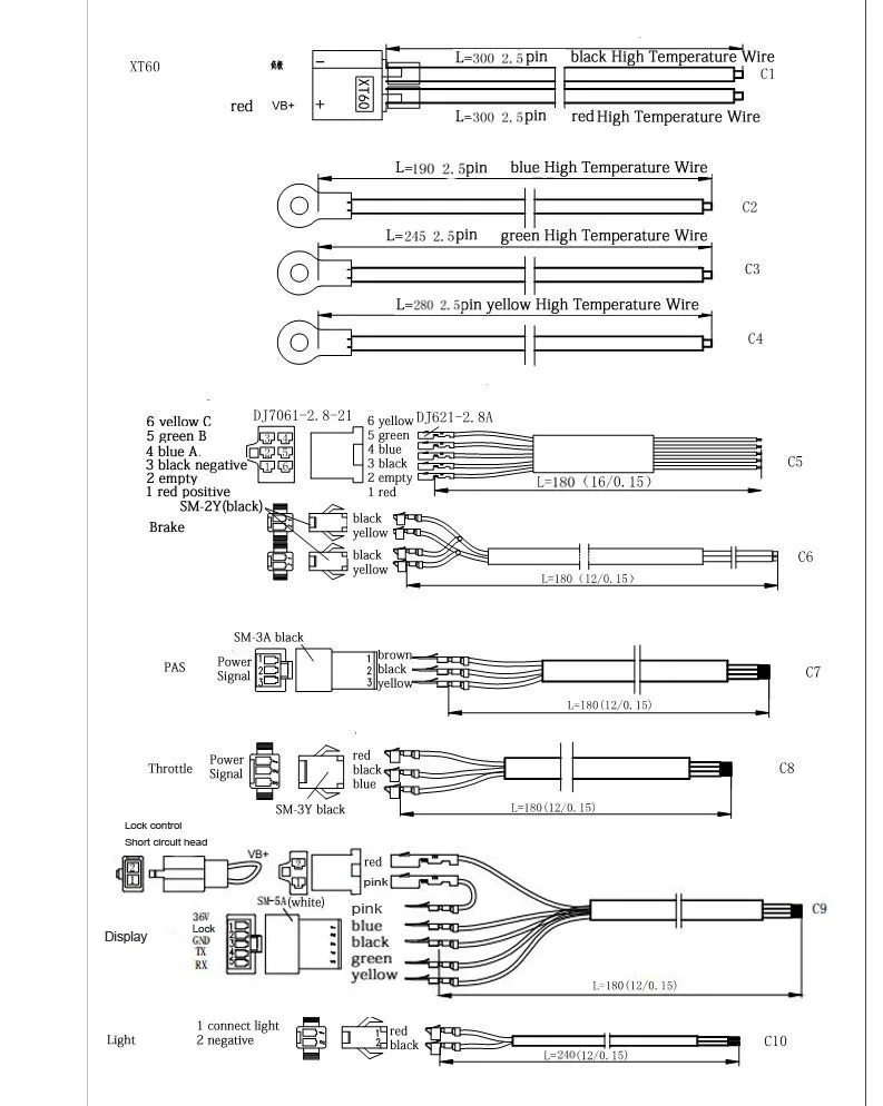 Excellent Electric Bicycle Controller 36 48v 500W Ebike Brushless controller Sine wave 9 Mosfet KT Controller Sine wave 1