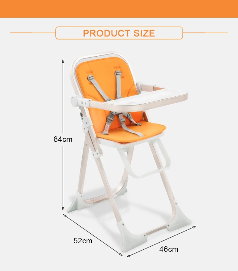 6-60 м Детские Infand Безопасности стульчик для кормления стабильный детский стул складной многофункциональный детский стульчик для мама папа poltrona