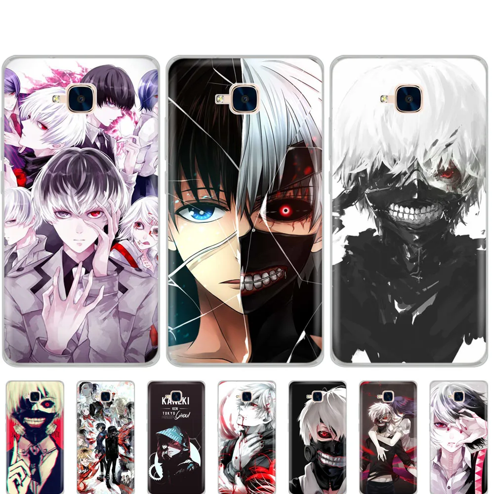 

case for Huawei Honor 5C Case Silicone russian Version Back Cover for Honor 5C Without Fingerprint Hole anime Tokyo Ghoul