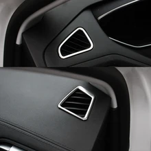 Cromo guarnição Top Acessórios Tampa Do Carro de Saída de Ar-condicionado Para Peugeot 308 SW T9 Retrovisor hatchback 2015 2016