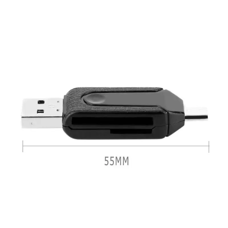 Мини USB 2,0 Micro USB кард-ридер для Micro SD карты TF карта адаптер Plug Play красочный выбор для ноутбука ПК для Xiaomi Andriod