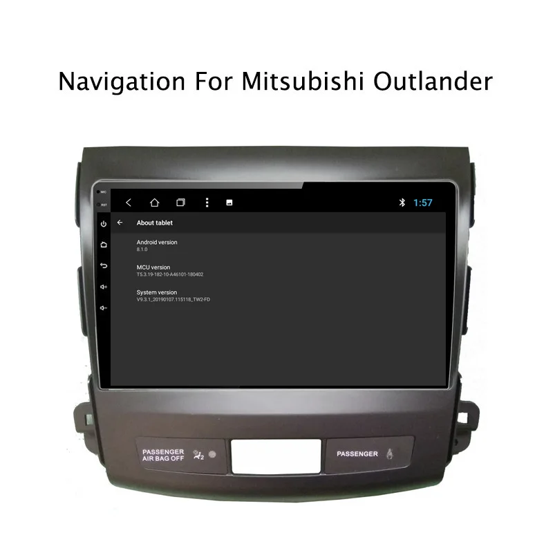 Clearance NAVITOPIA 9inch 2G RAM 32G ROM Android 8.1 Car DVD Multimedia GPS Navigation for Mitsubishi Outlander 2006 2007 2008 2009-2012 5