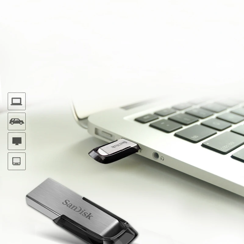 Карта памяти SanDisk Ultra Flair флеш накопитель USB 16 ГБ 32 64 128 карта памяти|USB