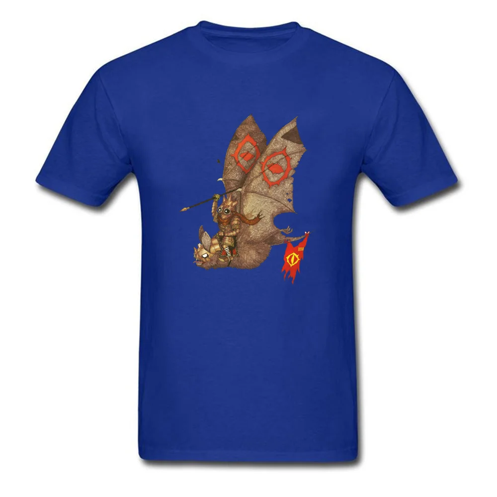 cosie Goblin Bat Mens T Shirts Coupons Mother Day Short Sleeve Round Neck 100% Cotton T Shirt Printed Tee-Shirts Goblin Bat blue