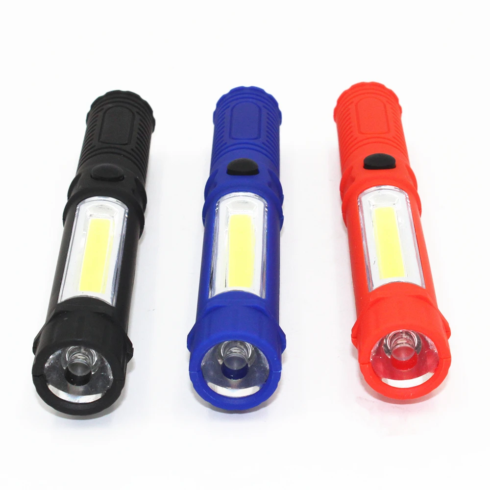 Красный/синий/черный мини ручка многофункциональный COB LED Flash светильник фонарь