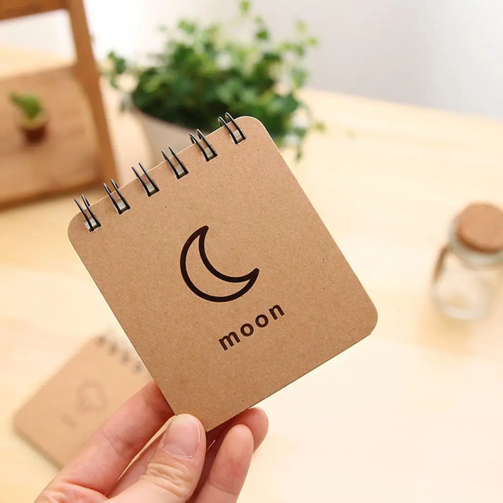 

New Sale Weather Series Sofe Cover Portable 9.5x8.5cm Spiral Journey Notebook Wirebound Memo Notepad