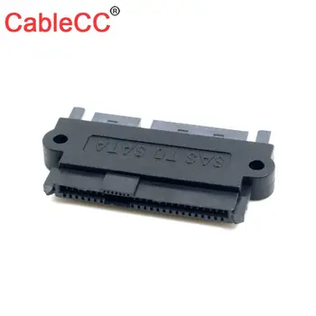 

Zihan SFF-8482 SAS 22 Pin to 7 Pin + 15 Pin SATA Hard Disk Drive Raid Adapter with 15 Pin Power Port