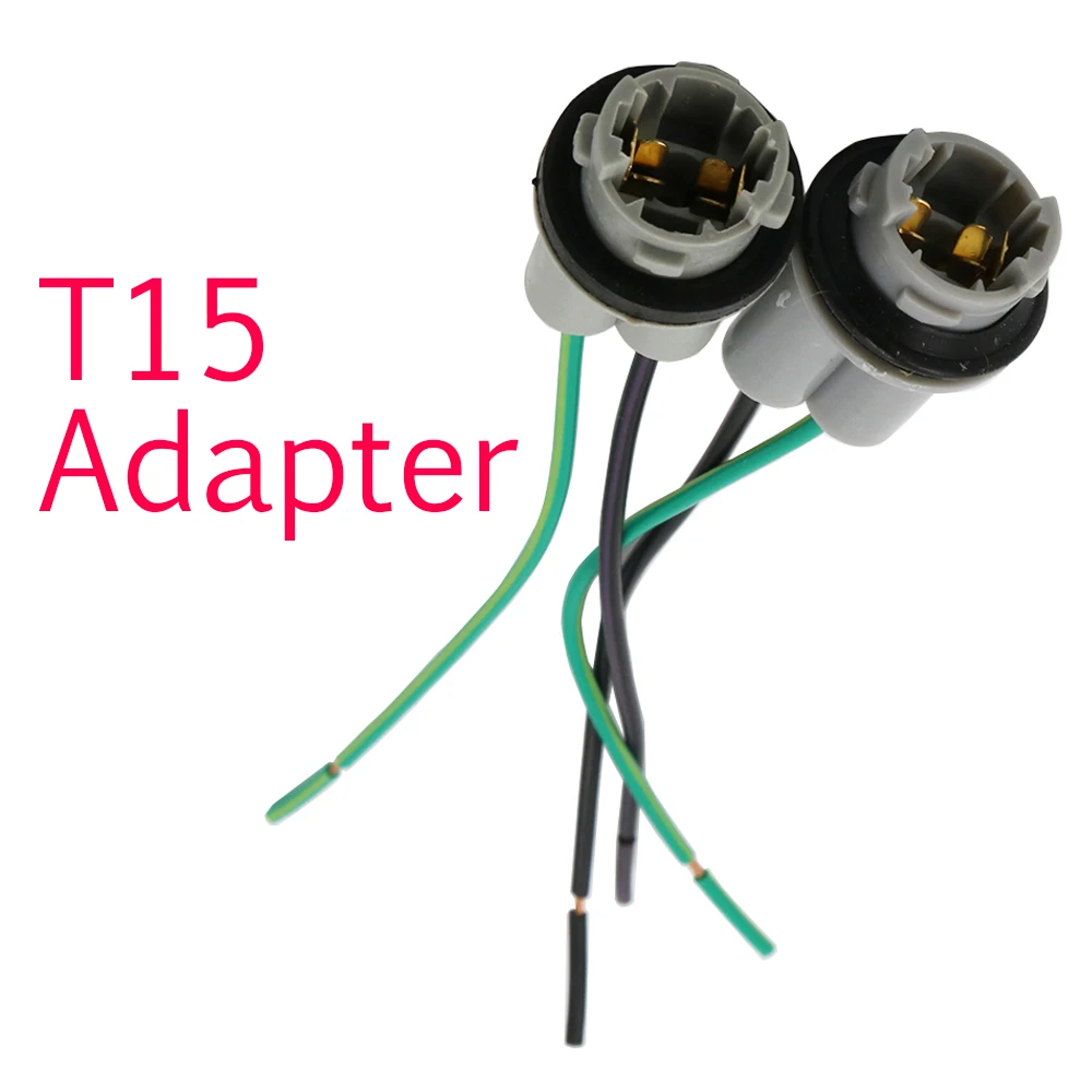 YSY 2 шт. T15 W5W светодиодные провода держатель жгута Разъем t15 Адаптеры расширения