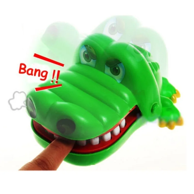 Забавный трюк мультфильм игрушка-крокодил Рот стоматолога укус палец игра приколы Новинка Семейная Игра игрушка для детей