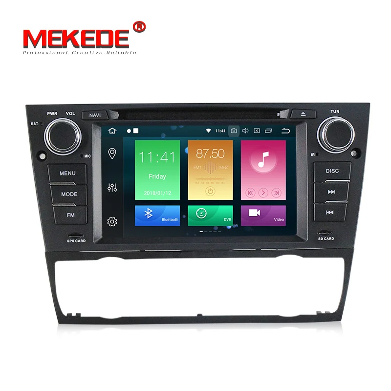 Top Android 8.0 4G RAM 32G ROM Car dvd player for BMW E90/E91/E92/E93 3 Series 05-11 with gps navigator radio Ipod BT mic gift 0