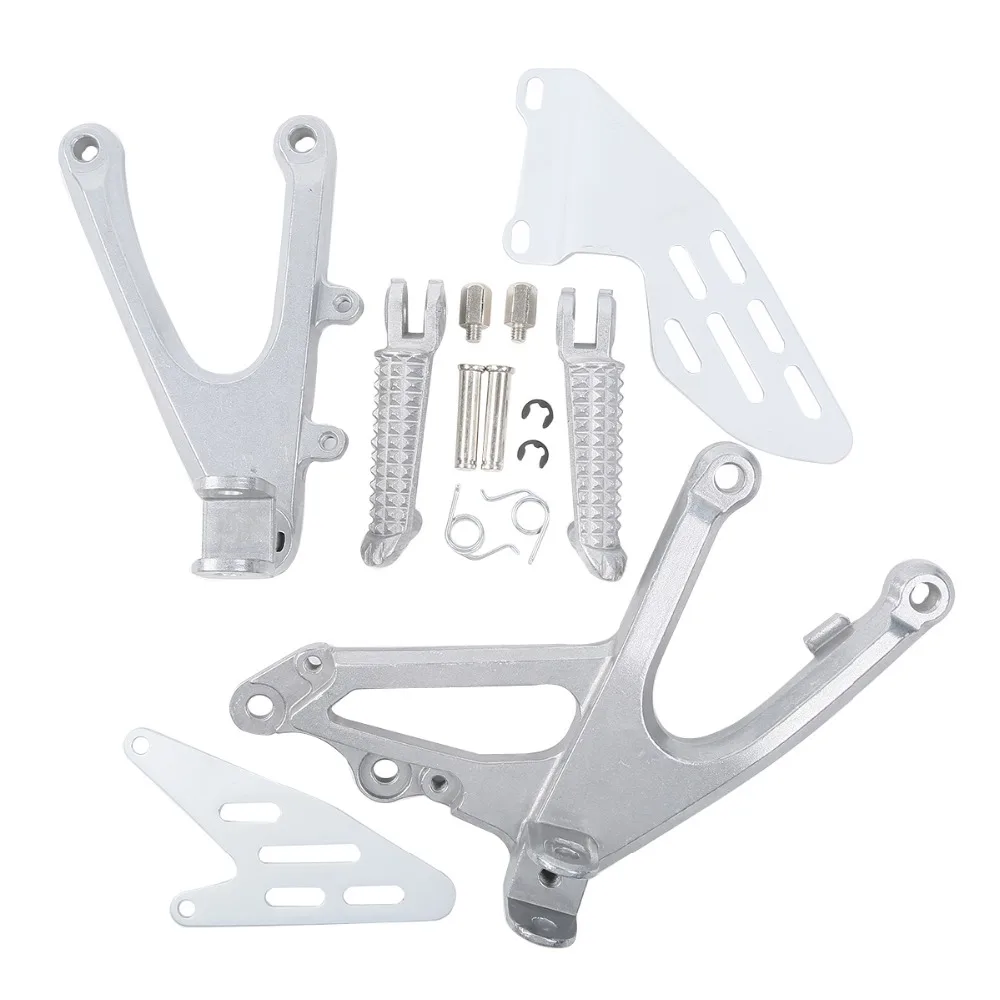 Aluminum Motorcycle Front Footrest For YAMAHA YZF R1 2007 2008 Front Foot Pegsin Foot Rests