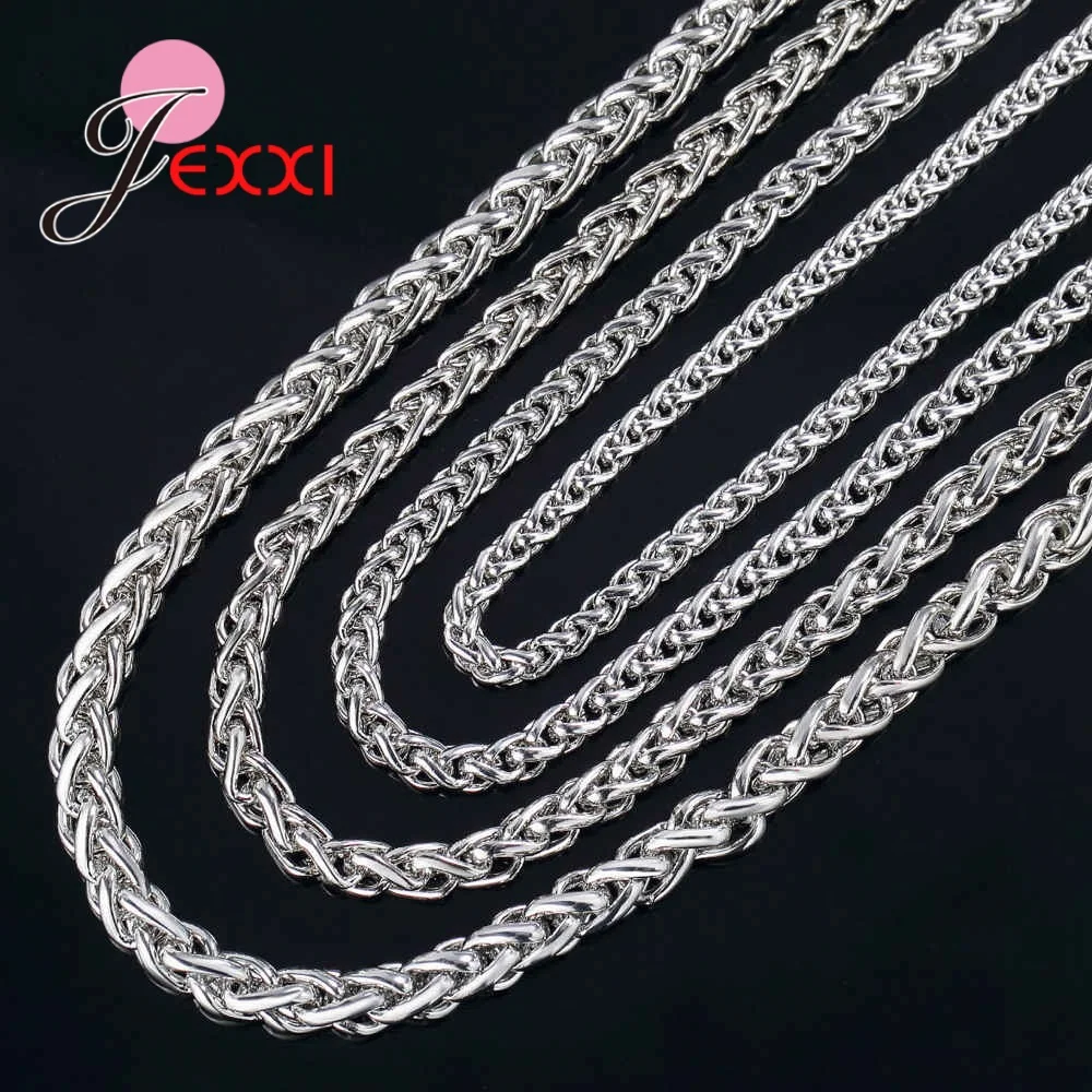 

Cheap Price Wholesale Jewlelry Accessory Chains For Sale 925 Sterling Silver Top Quality Necklace Link Chain Free Shipping
