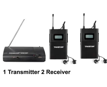

Original NEW Wpm-200 Wireless Monitor System In-Ear Sterem 1 Transmitter 2 Receivers Stage Wireless Monitor System free shipping