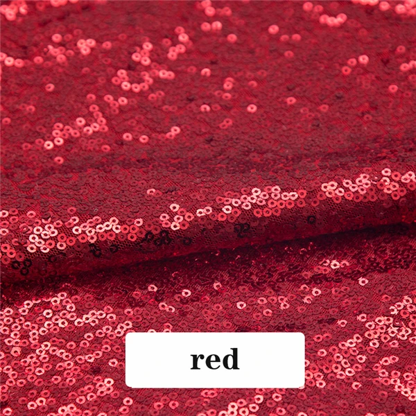 Ширина 130 см* 5 м/лот Блестки 3 мм Диаметр сетка ткань Блестки сделать Украшенные платья Одежда украшения DIY ручной работы материал - Цвет: Red