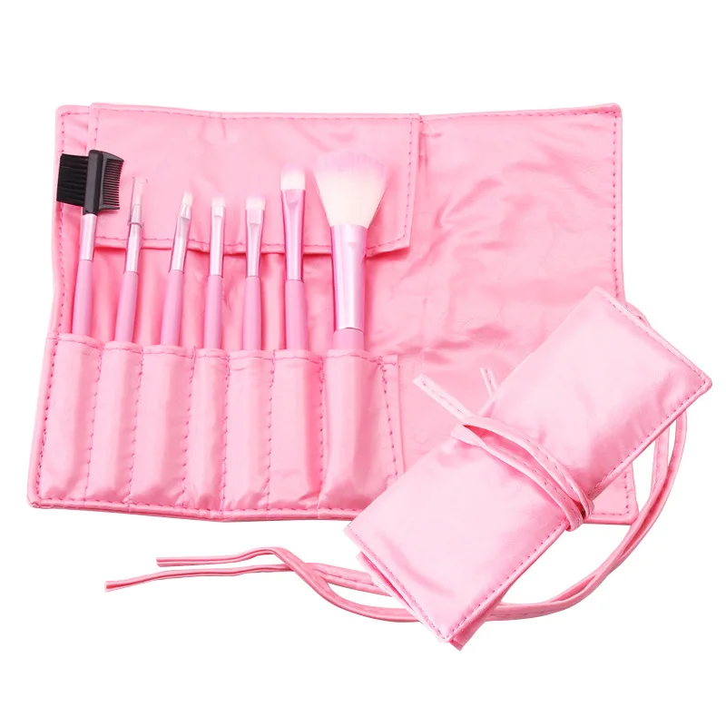 

KESMALL Makeup Brush Set Pu Bag Beginners Portable Blush Eyeshadow Brush Beauty Tools MAKE UP TOOLS CL0111