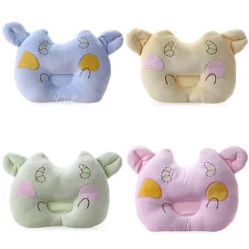 

Lovely Baby Anti-roll Shaping Pillow Small Cow Soft Cartoon Pattern Pillow Head Positioner Neck Protection Newborn Sleep Bedding