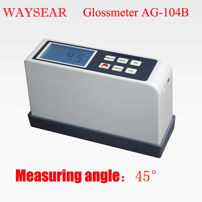 Glossmeter AG-104B блеск поверхности метр измерения блеска керамики, фильмы, текстиль и анодированного алюминия измерения углов 45