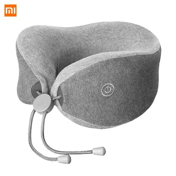 

LF Neck U-Shape Bolster Pil-lows Neck Relax Muscle Therapy Massager Sleep for office Car Home Travel Cover2