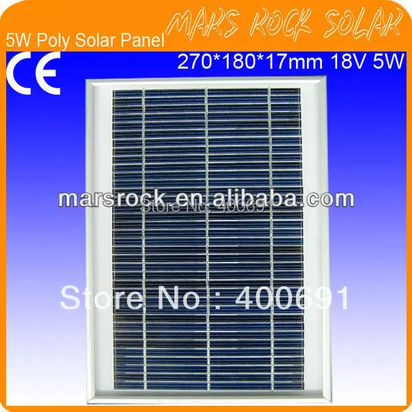 

5W 18V Polycrystalline toughen glasses Solar Panel Module, Nice Appearance, Good Performance, Excellent Waterproof