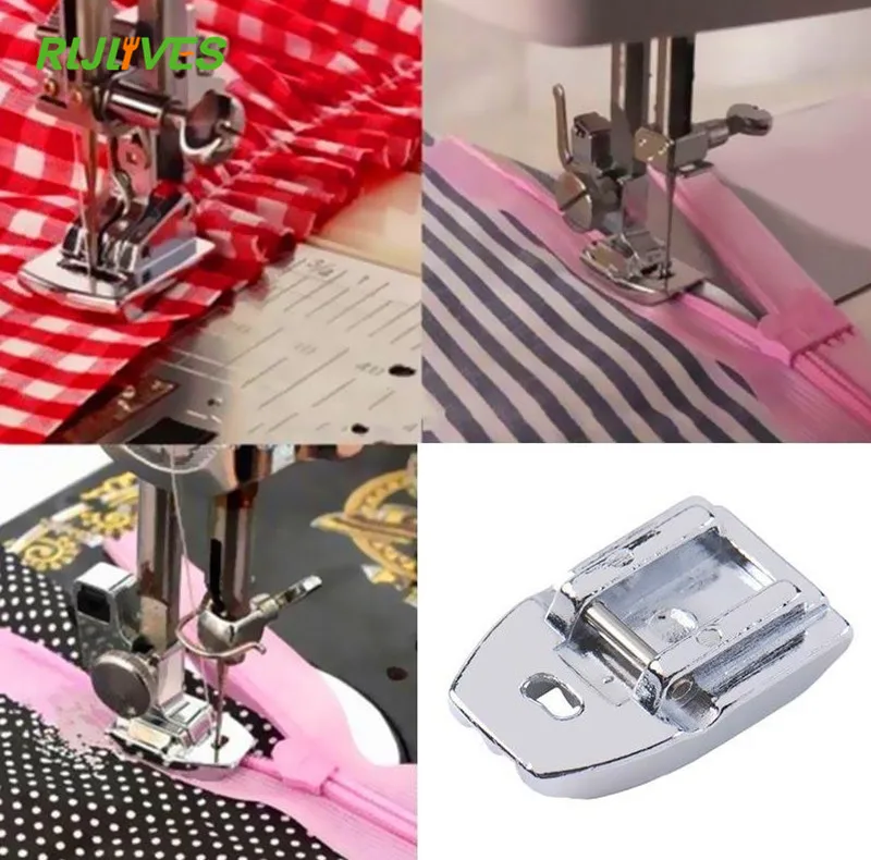 

Household Sewing Machine Invisible Zipper Presser Foot For Singer Brother Janome Juki etc