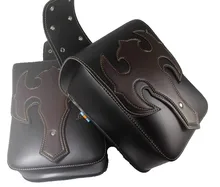 Free shipping 2015 new motorcycle conversion Bag side edging box hanging box side saddle bag kit bag / Black God ax
