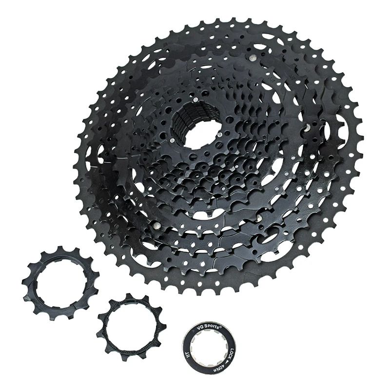 VG الرياضة دراجة هوائية جبلية MTB 12 سرعة كاسيت 12 Velocidade 12 S 50 T دراجة أجزاء الأسود كاسيت Freewheel ضرس Cdg ترس 667g
