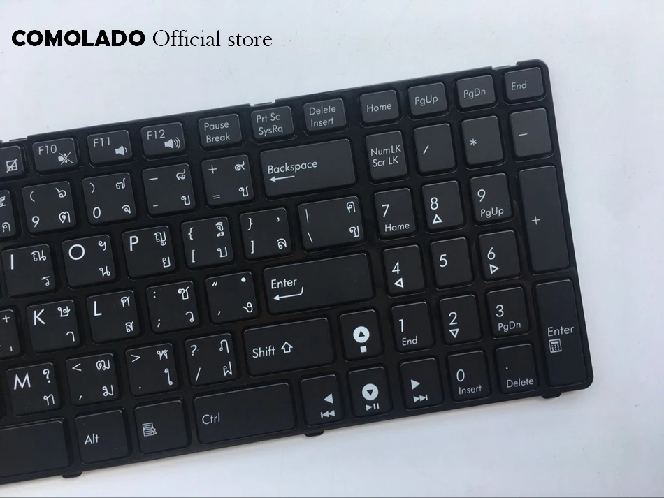 TI Thailand Laptop Keyboard For ASUS G53 G60 G73 G51 G72 K52 K53 X73 Backlight keyboard TI Layout (2)