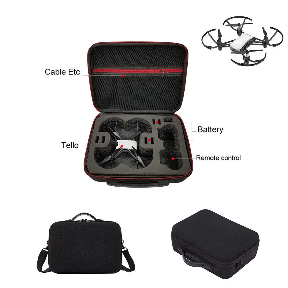 Drones Bag For DJI TELLO Drone Craft EVA Hard Portable Bag Shoulder