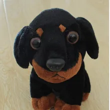 10 шт. много Прекрасный маленький черный собака игрушка милые вещи собака кукла подарок около 20 см